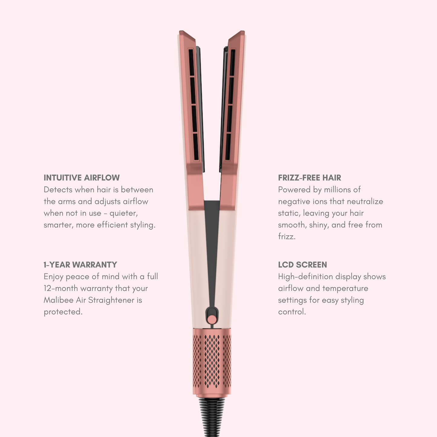 Malibee 2-in-1 Air Straightener