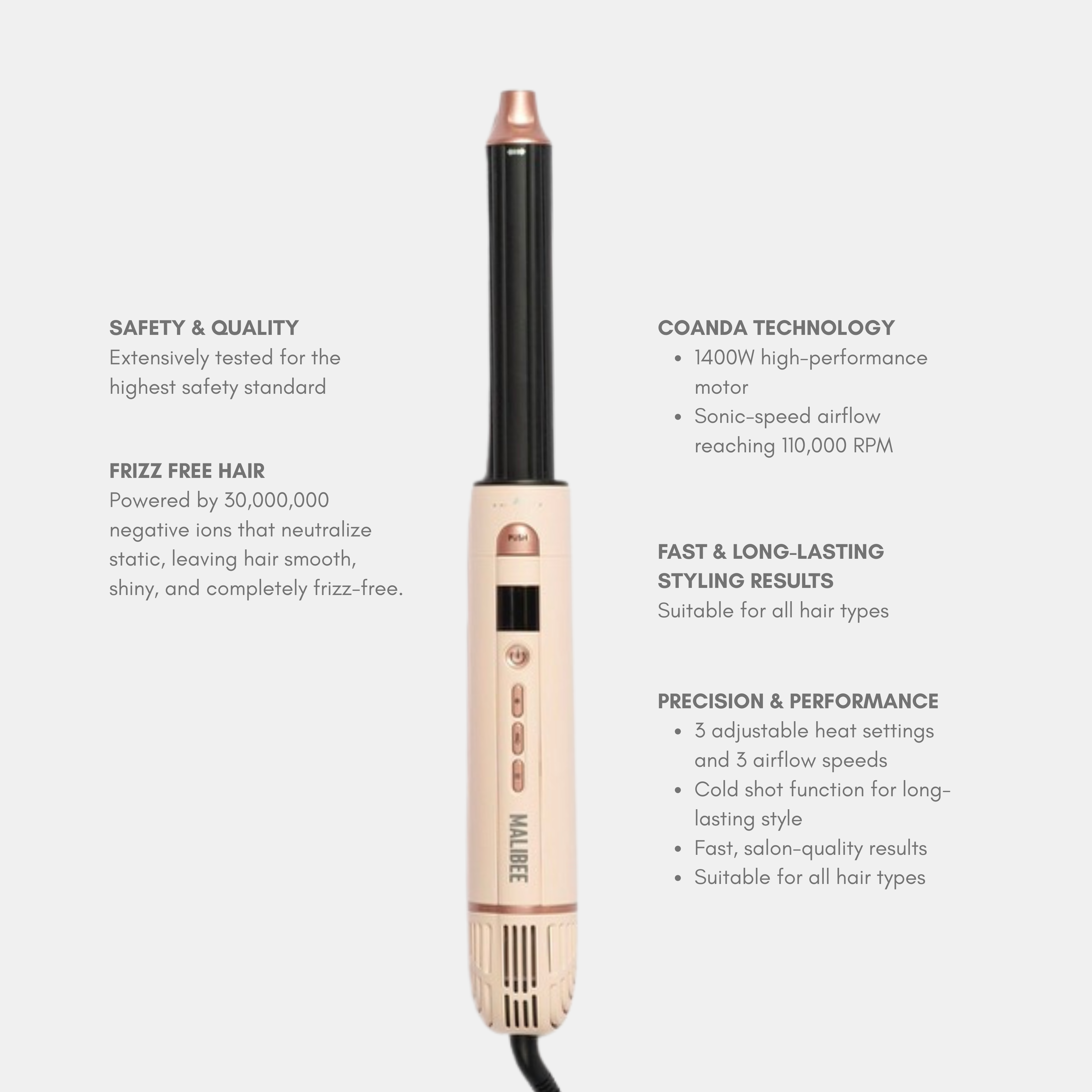 Malibee 6-in-1 Air Styler
