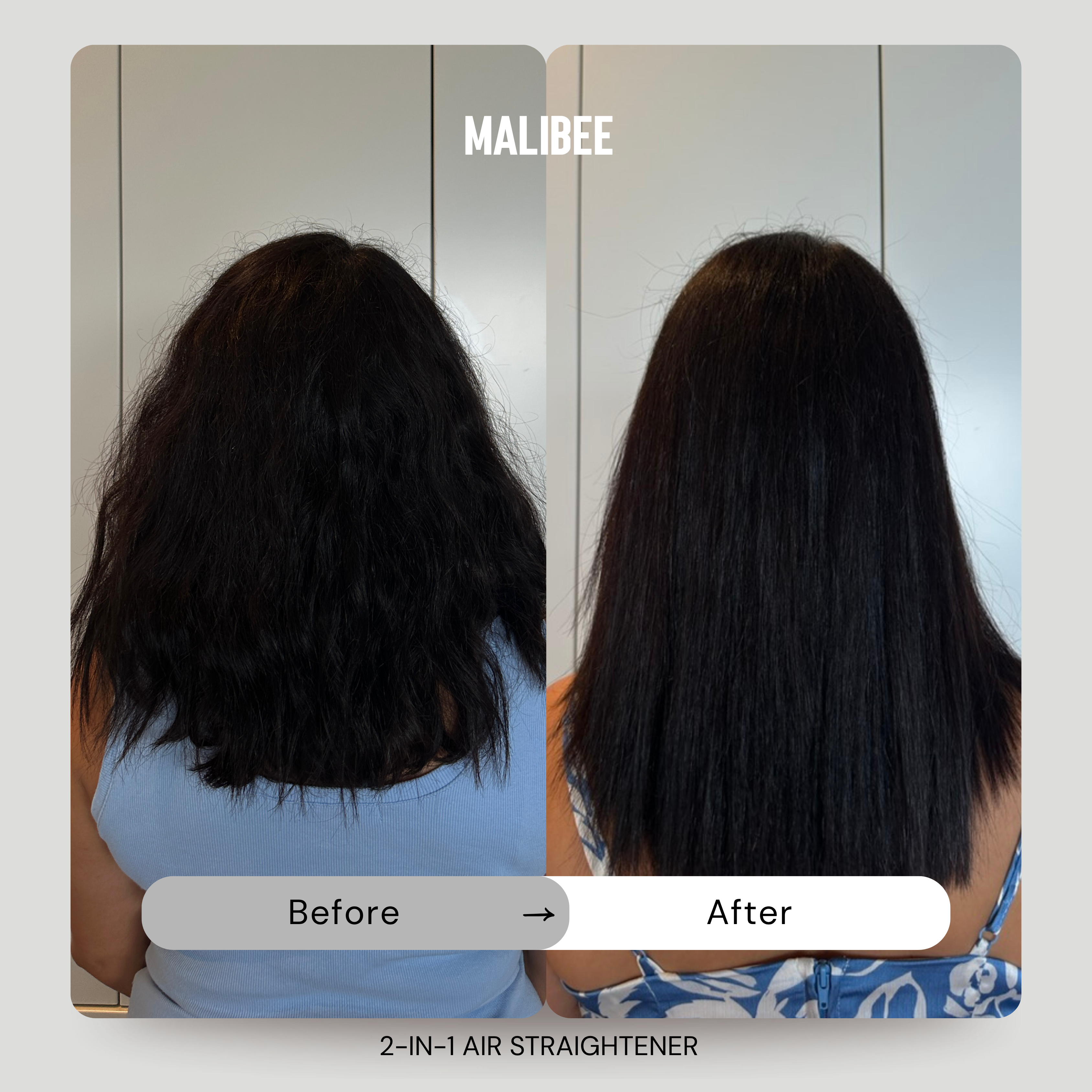 Malibee 2-in-1 Air Straightener