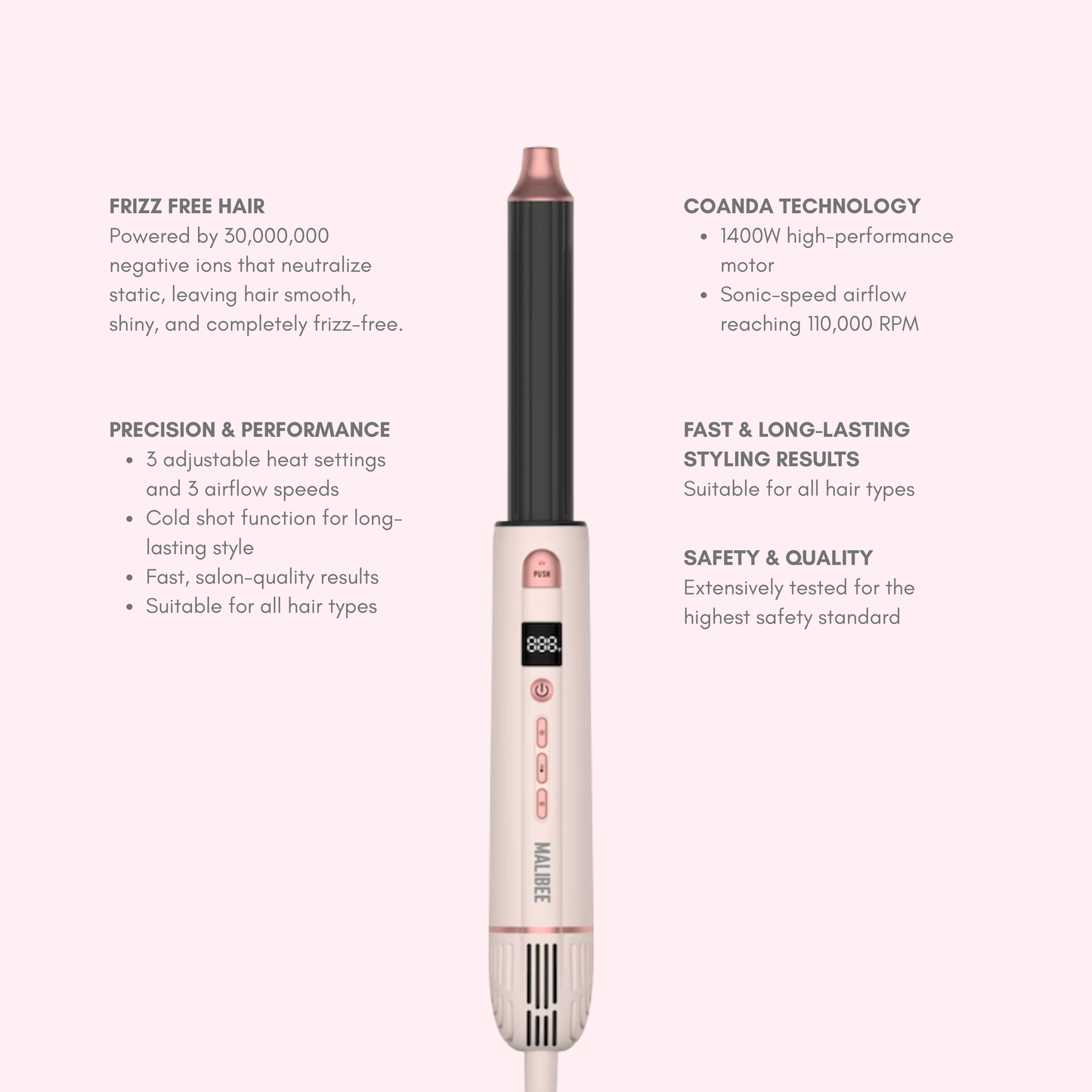 Malibee 6-in-1 Air Styler (PRE-ORDER)