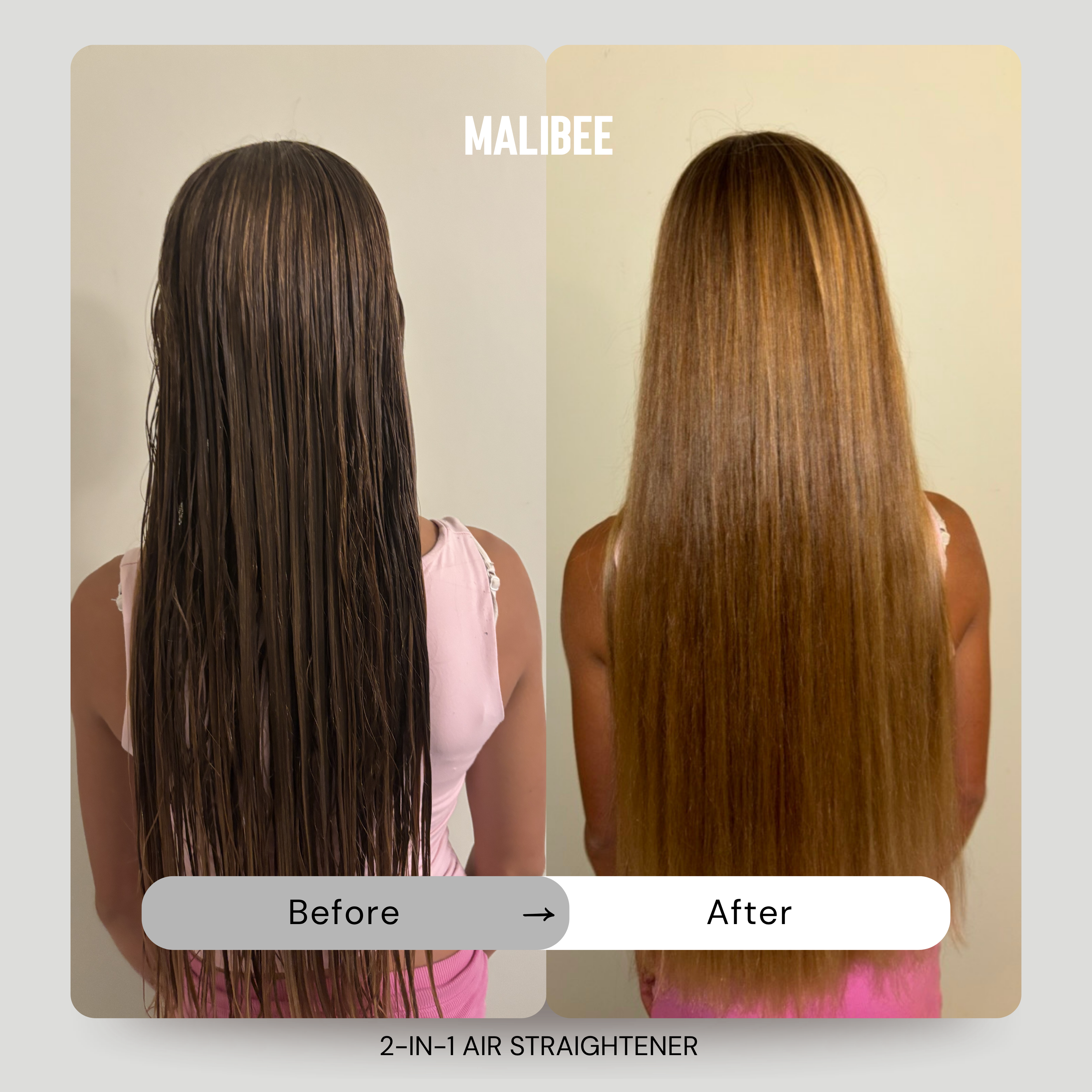 Malibee 2-in-1 Air Straightener