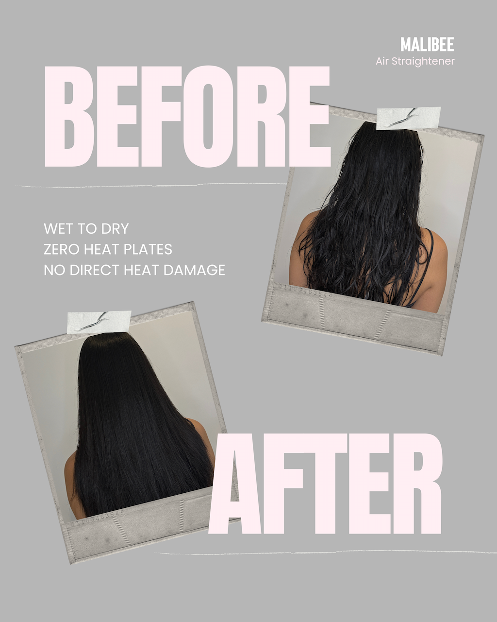 Malibee 2-in-1 Sleek Air Straightener