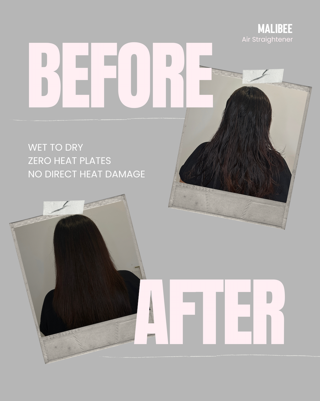 Malibee 2-in-1 Sleek Air Straightener