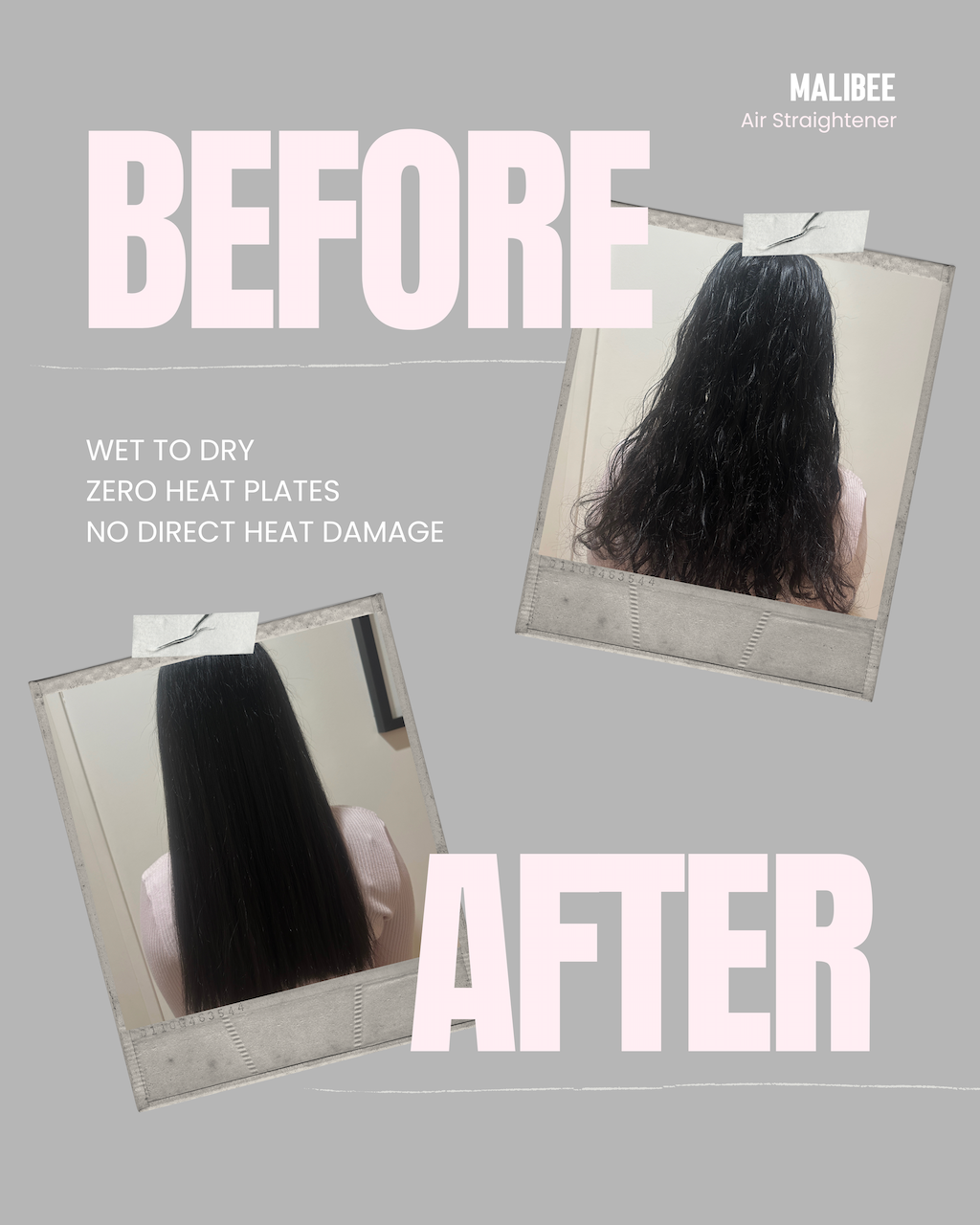 Malibee 2-in-1 Sleek Air Straightener