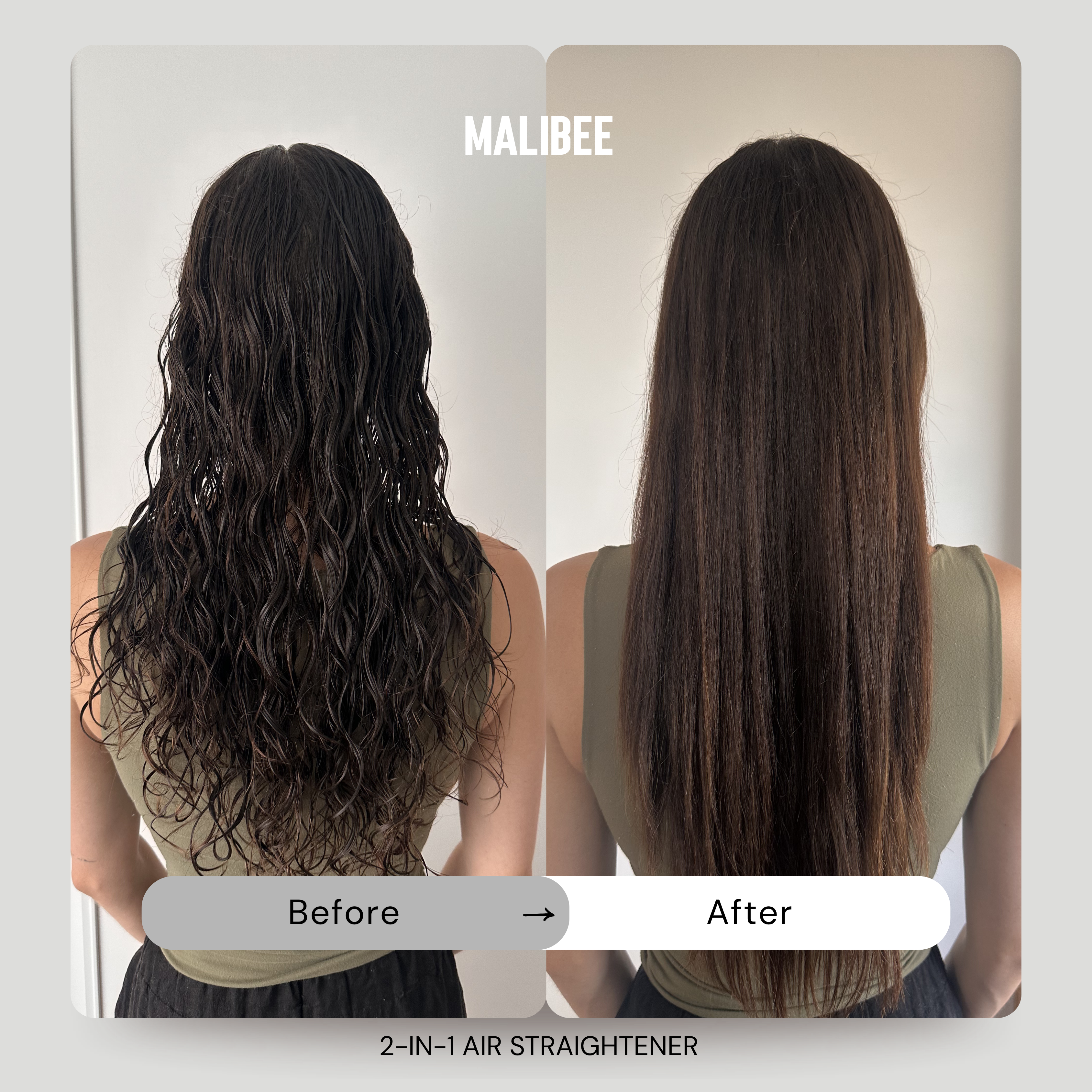 Malibee 2-in-1 Air Straightener