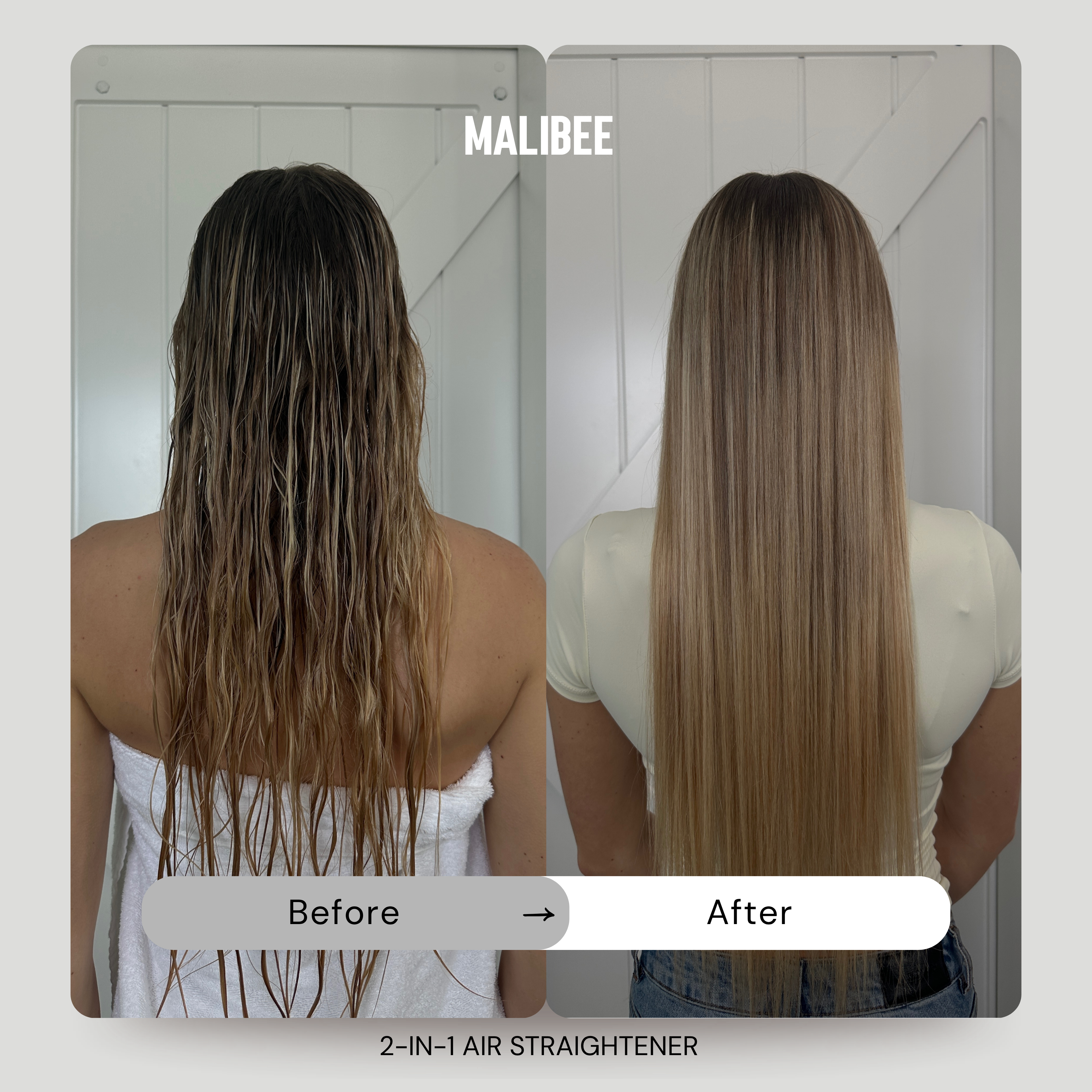 Malibee 2-in-1 Air Straightener
