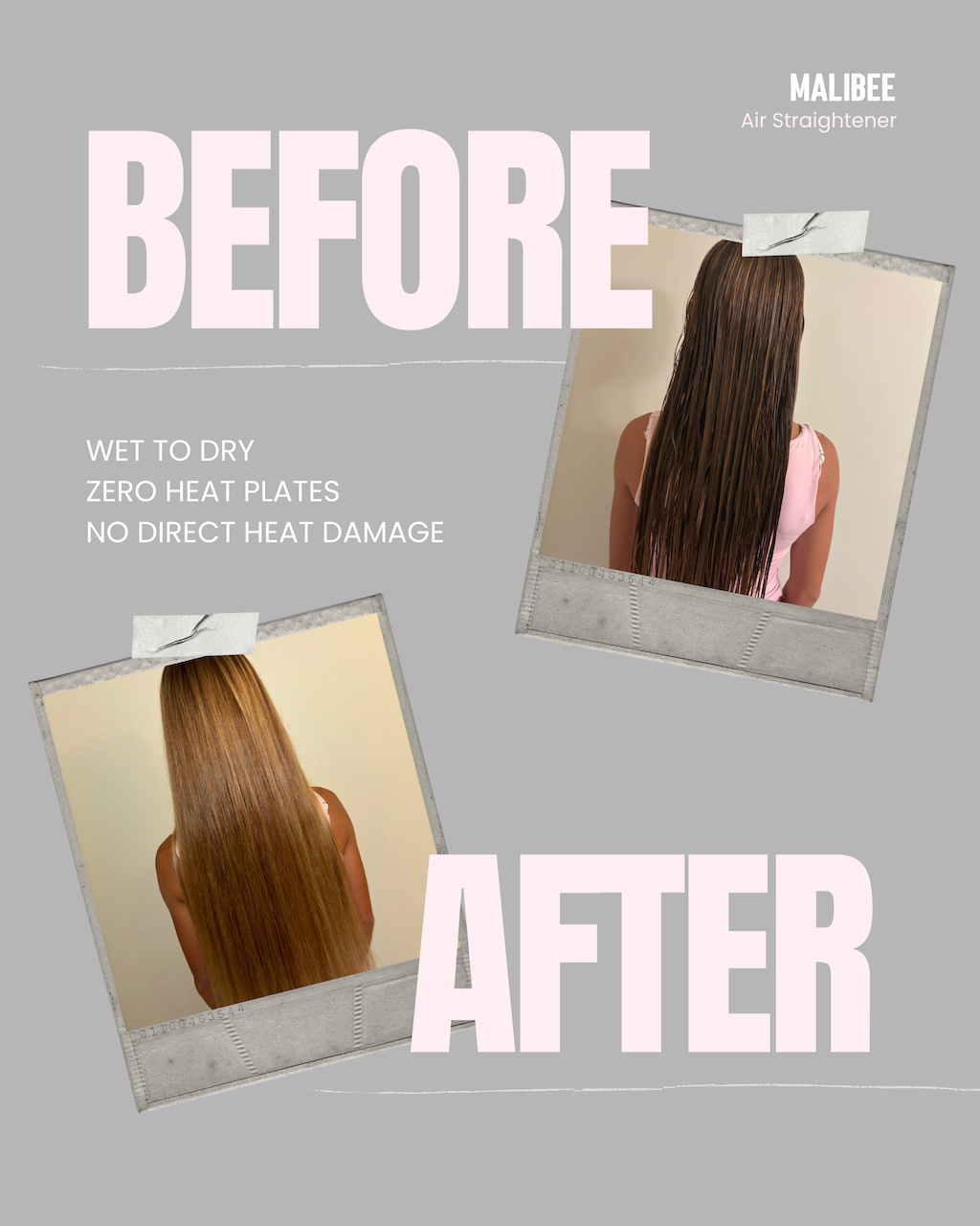 Malibee 2-in-1 Sleek Air Straightener