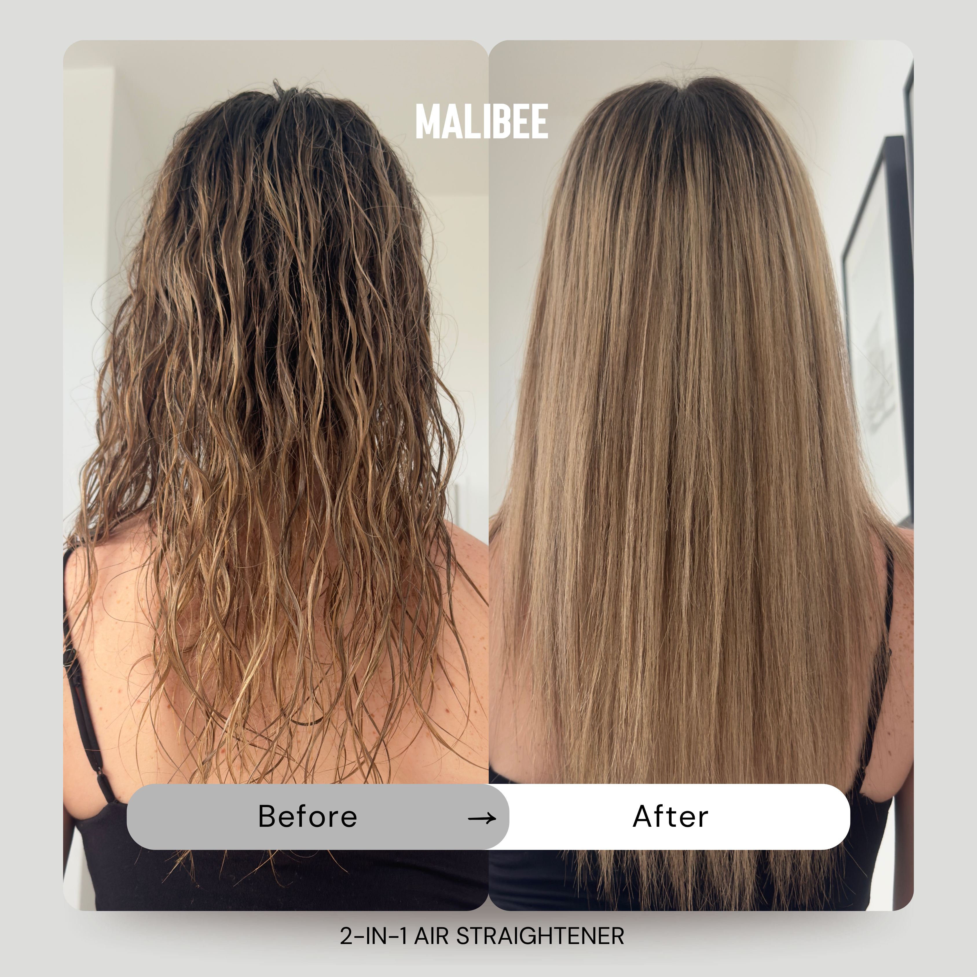 Malibee 2-in-1 Air Straightener